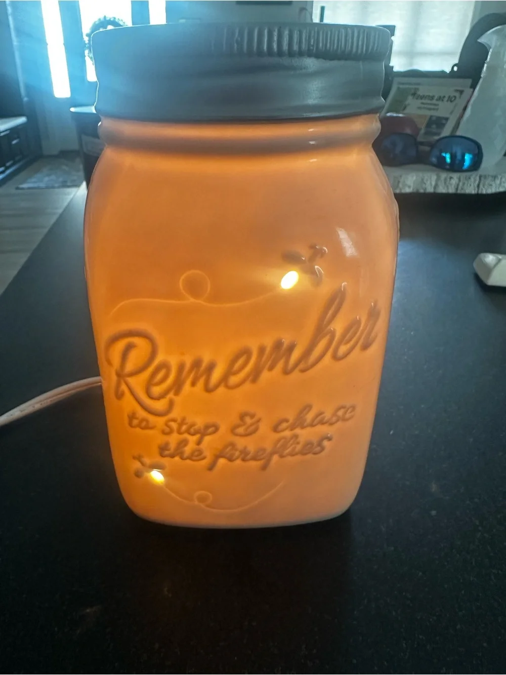 Scentsy ceramic mason